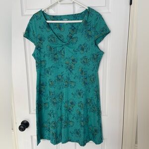 Toad & Co Teal dress- XL